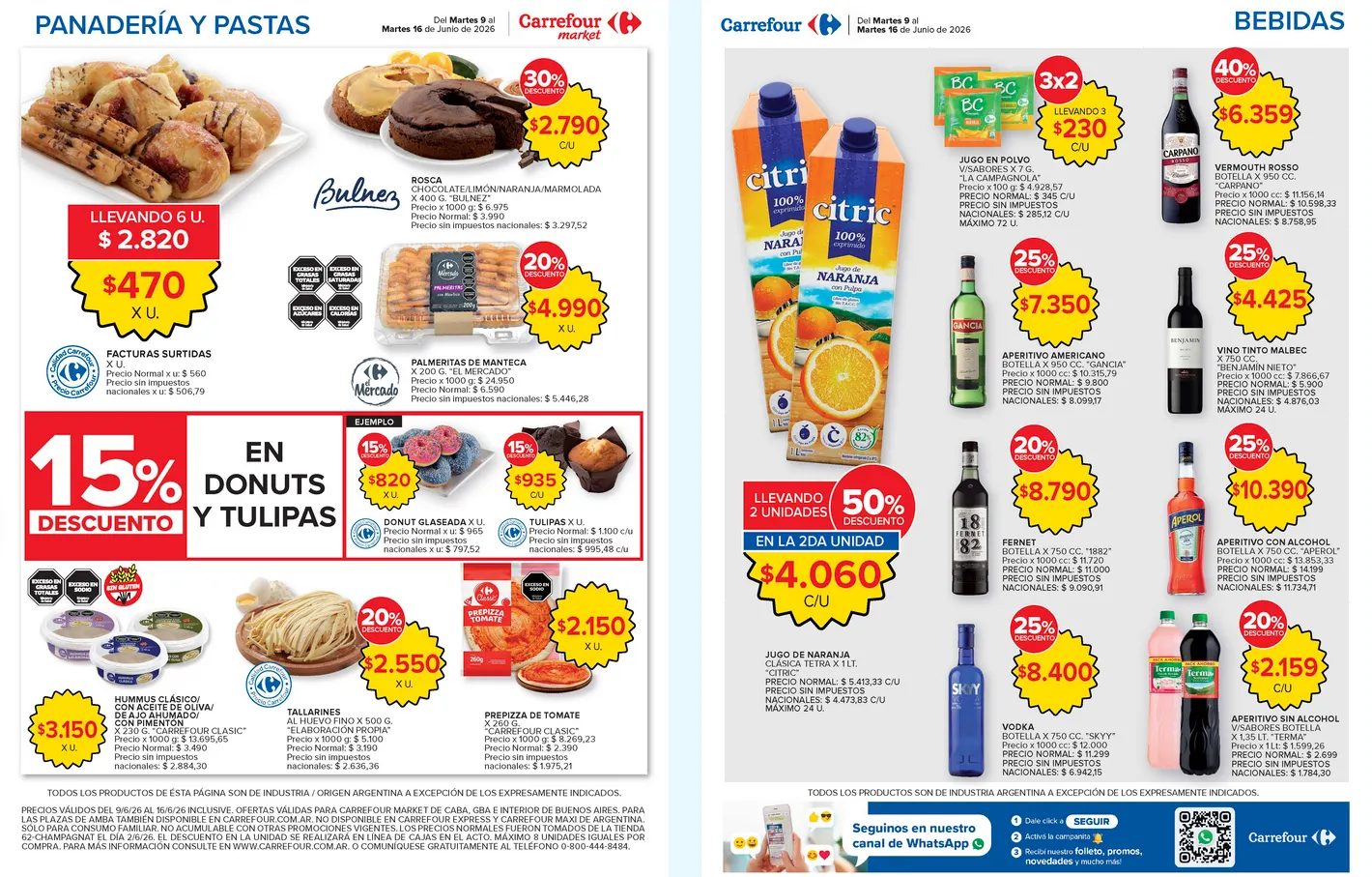 Ofertas de  Ofertas Carrefour Market  9 de junio al 16 de junio 2026 - Página 10 del catálogo