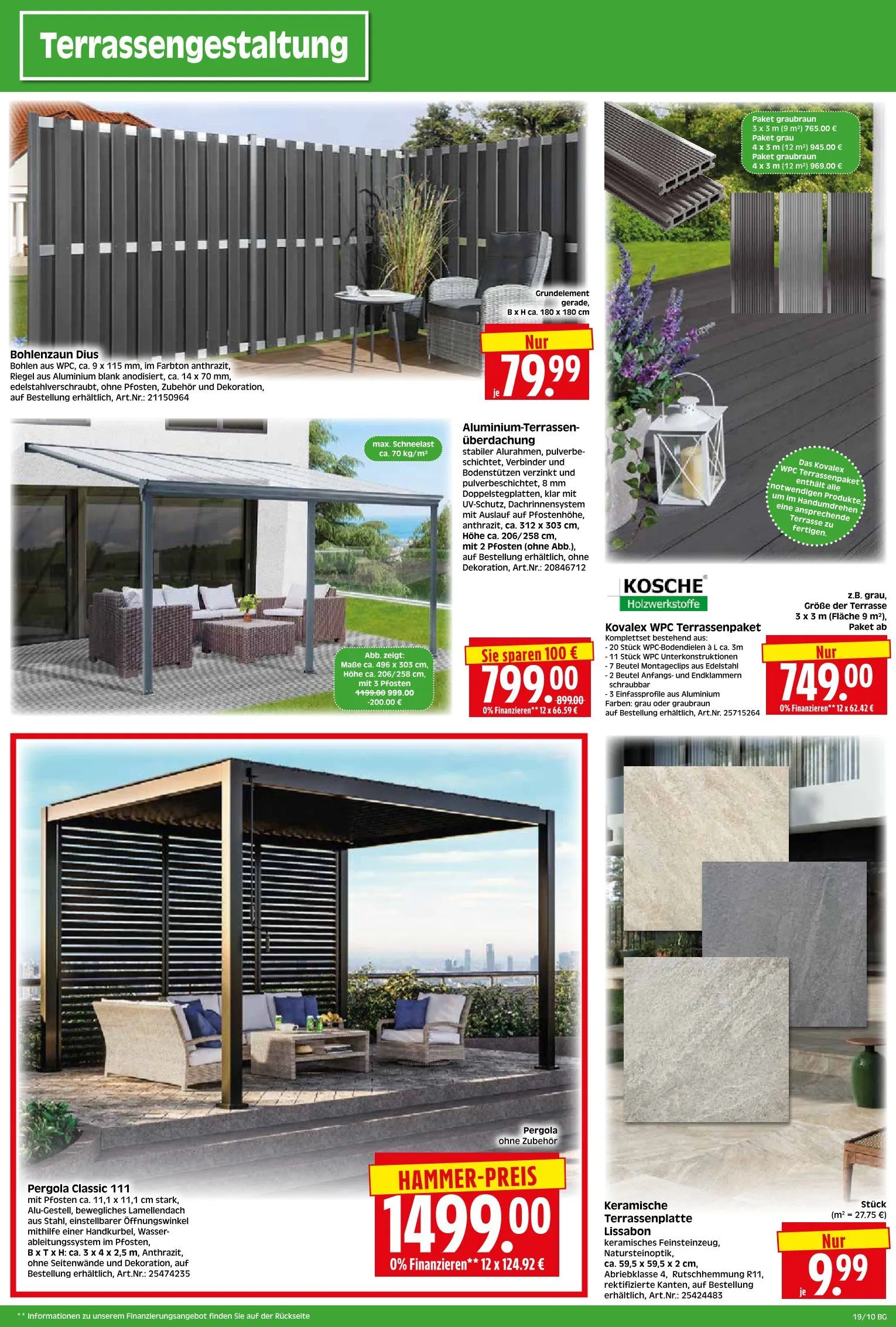 Herkules Baumarkt Prospekte von 5. Mai bis 10. Mai 2025 - Prospekt seite 10