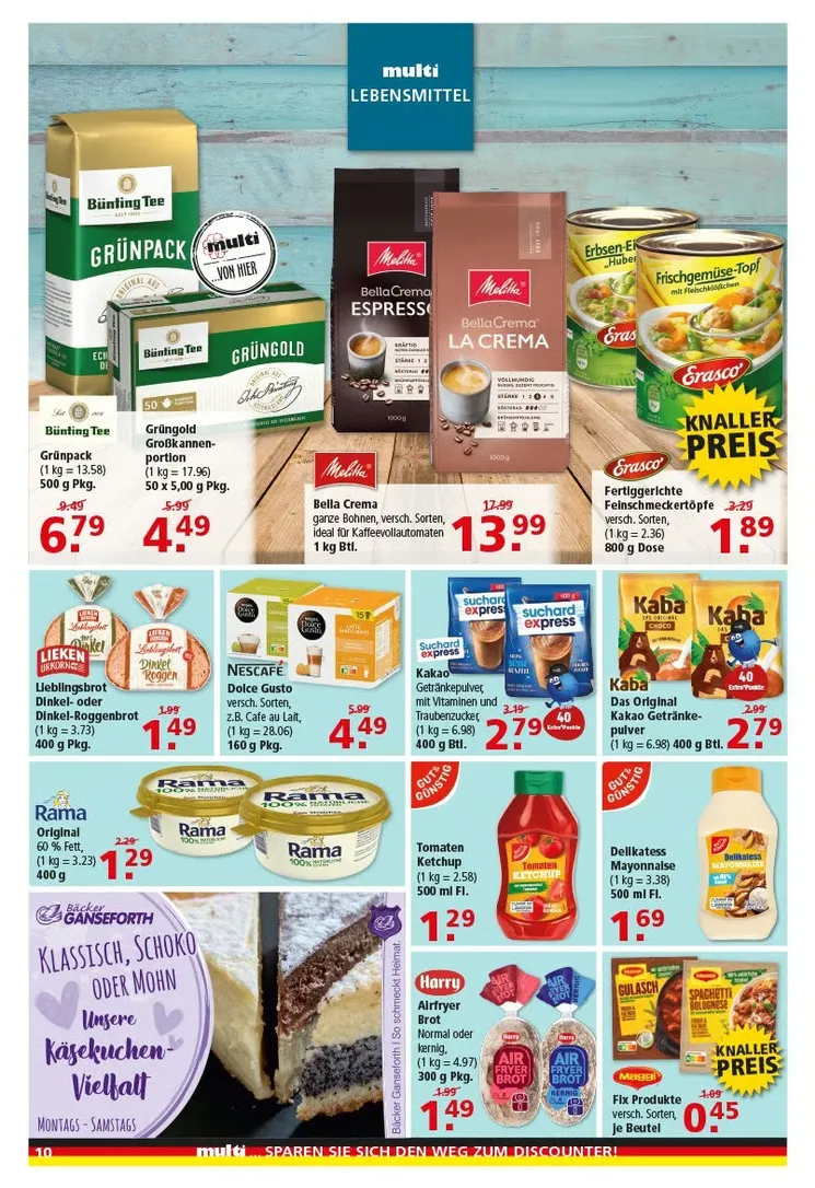 Multi Markt Angebote von 6. Juli bis 11. Juli 2026 - Prospekt seite 10