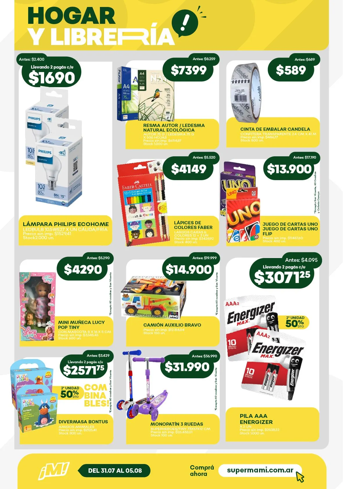 Ofertas de Ofertas Super Mami  31 de julio al 5 de agosto 2025 - Página 9 del catálogo