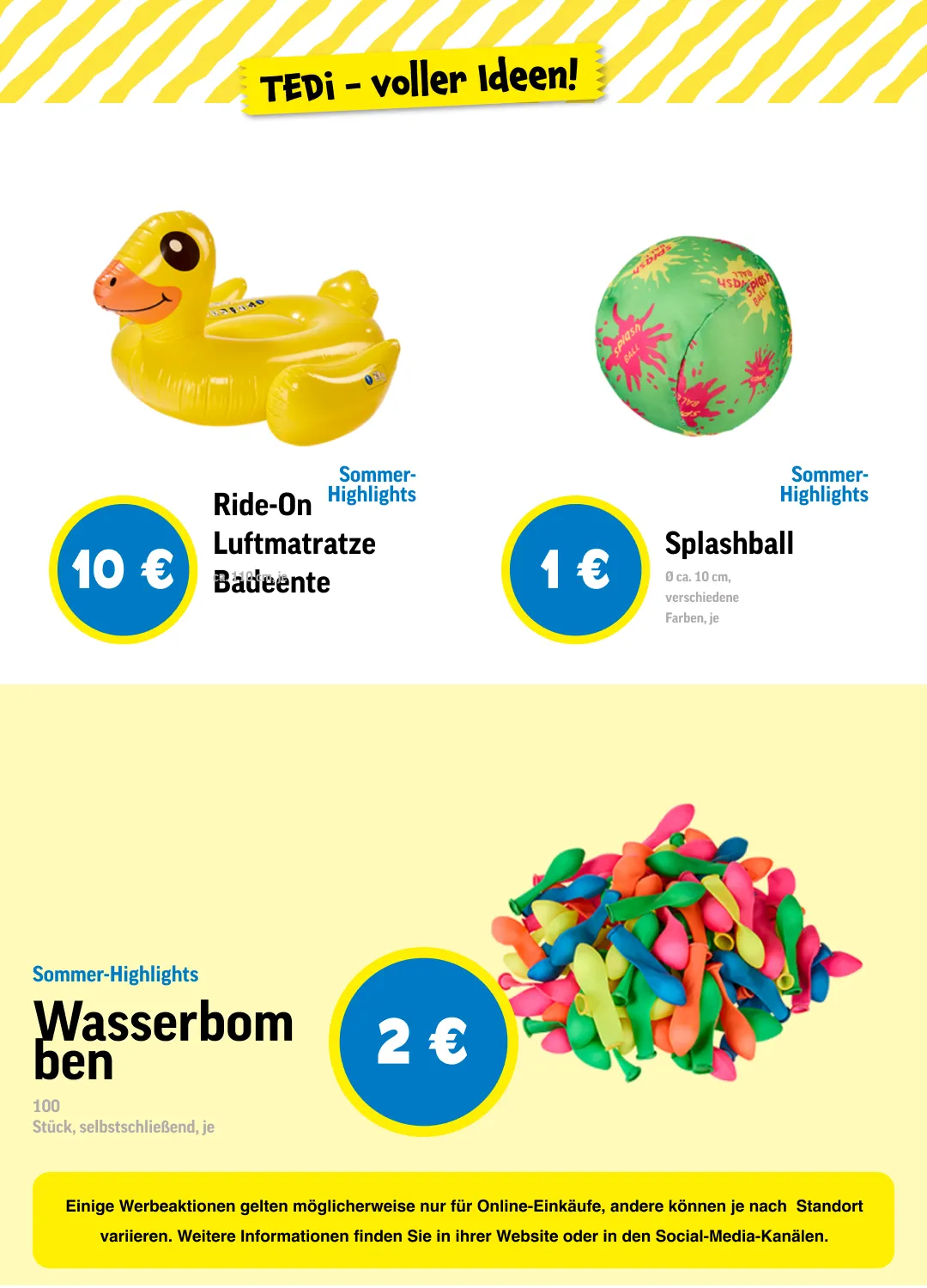 Tedi rabatte von 26. Mai bis 9. Juni 2026 - Prospekt seite 2