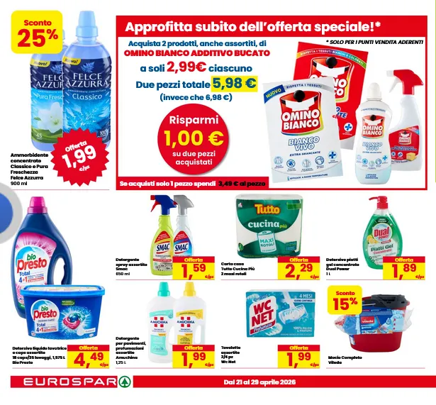 Volantini Eurospar da 21 aprile a 29 aprile di 2026 - Pagina del volantino 10