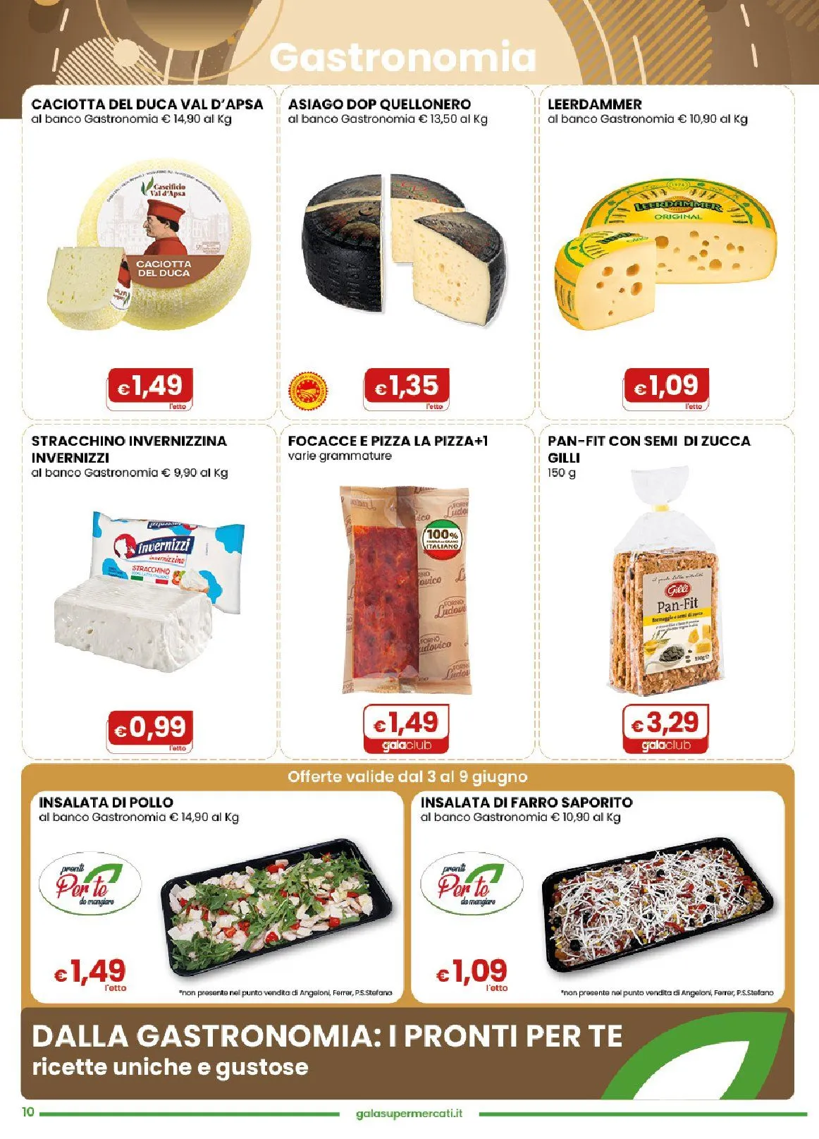 Volantini Gala Supermercati da 3 giugno a 16 giugno di 2026 - Pagina del volantino 10