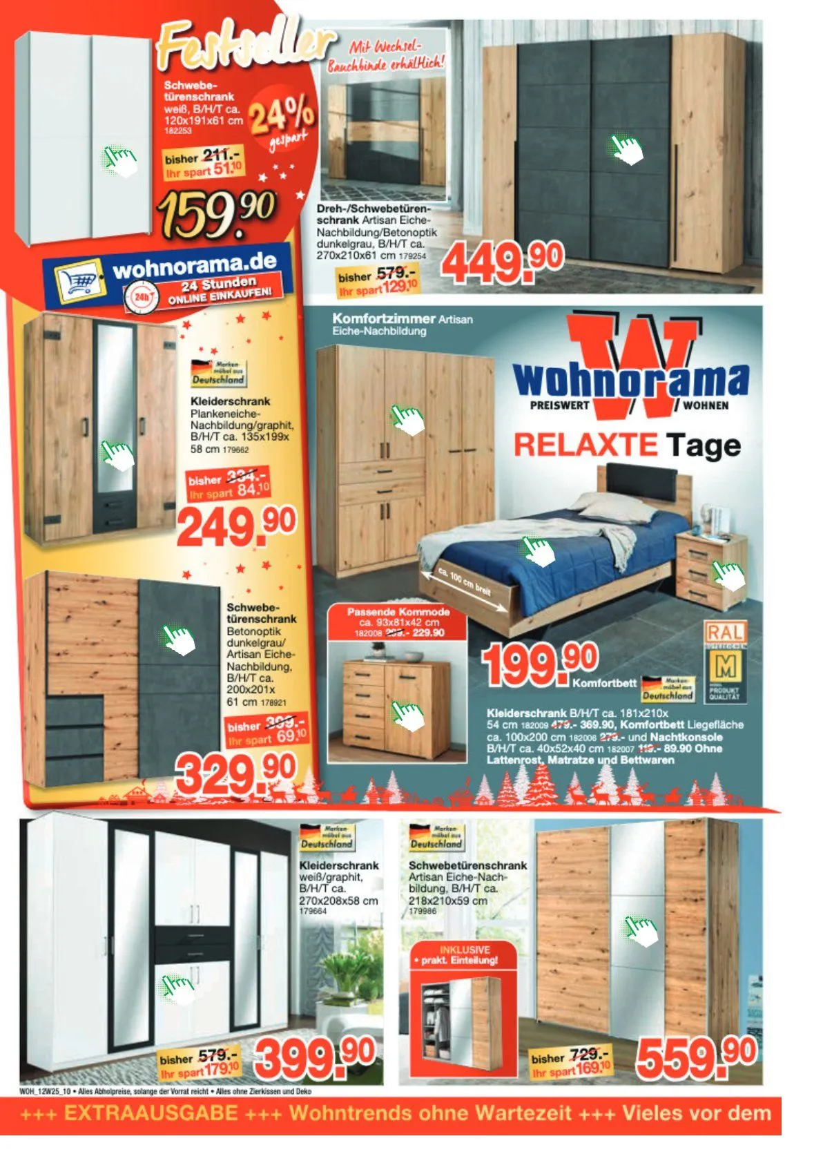 Wohnorama Sales von 5. Dezember bis 23. Dezember 2025 - Prospekt seite 10