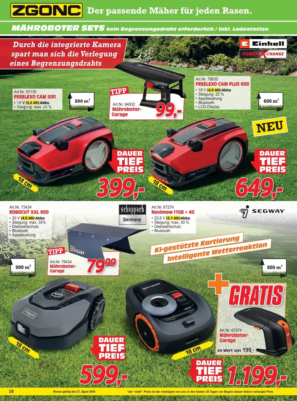 Zgonc Prospekte  von 13. April bis 27. April 2026 - Flugblätt seite  10
