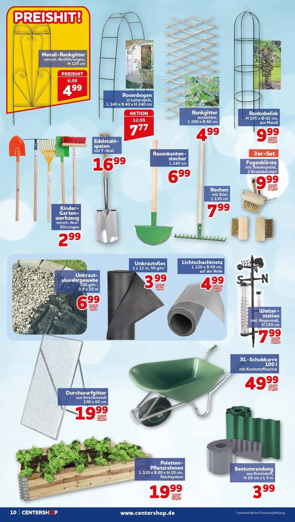 CENTERSHOP Angebote von 27. Juli bis 2. August 2026 - Prospekt seite 10