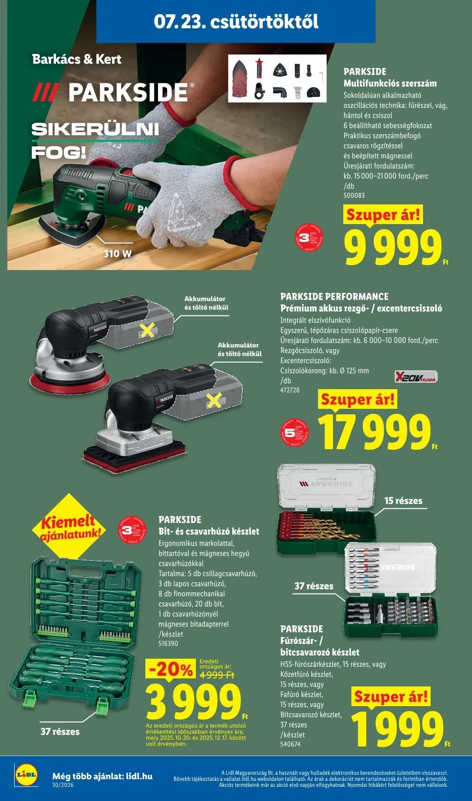 Katalógus Lidl legfrissebb ajánlatai július 23.-tól július 23.-ig 2026. - Oldal 10