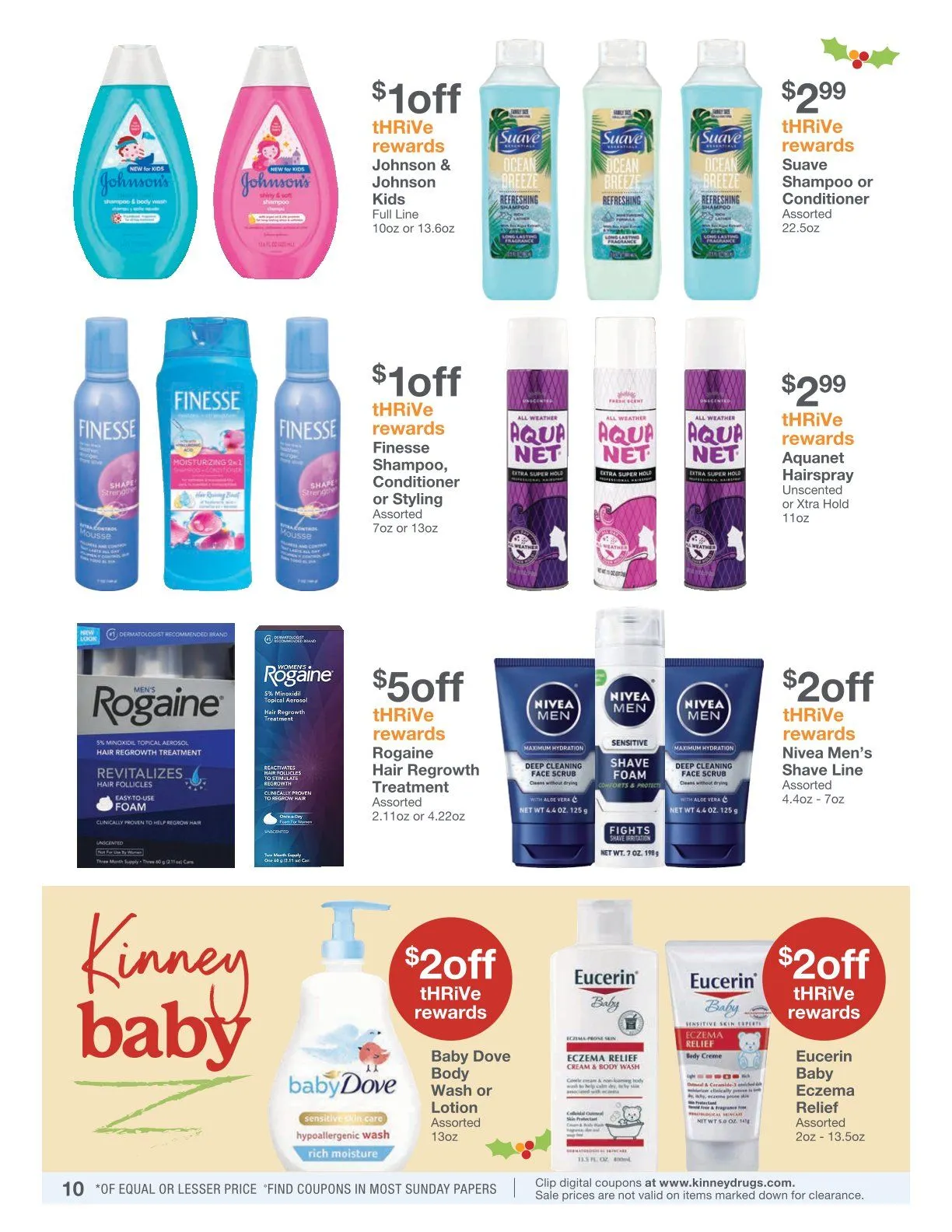 Weekly ad Kinney Drugs Sales from December 1 to December 28 2024 - Page 10