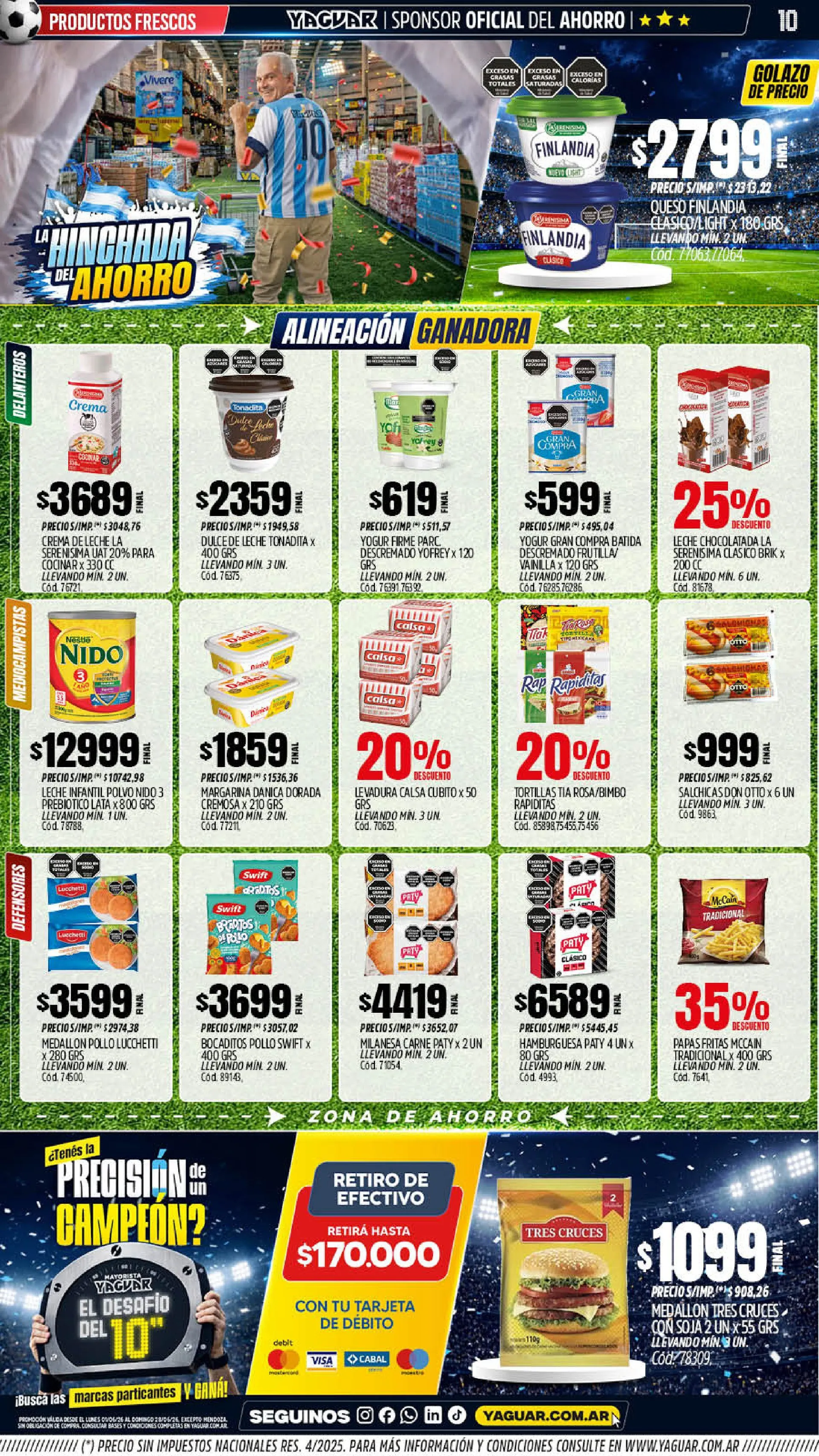 Ofertas de Ofertas Yaguar  1 de junio al 7 de junio 2026 - Página 10 del catálogo