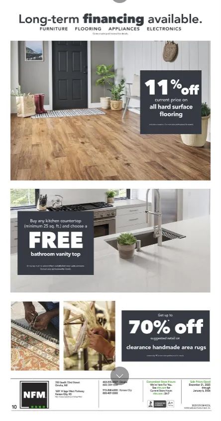 Weekly ad  Nebraska Furniture Mart Sales from December 31 to January 6 2026 - Page 10