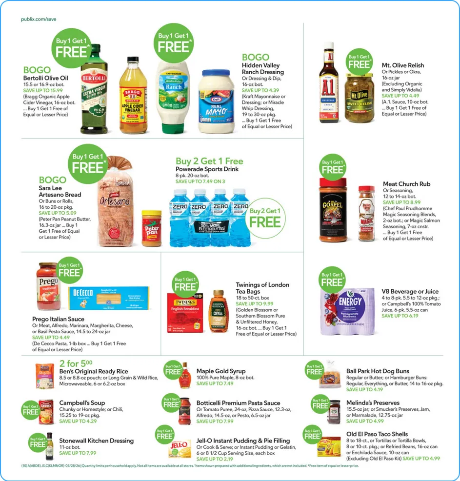 Weekly promotion Publix Sales spanning from May 27 to June 2 2026 - Page 10 for Catalogue 365