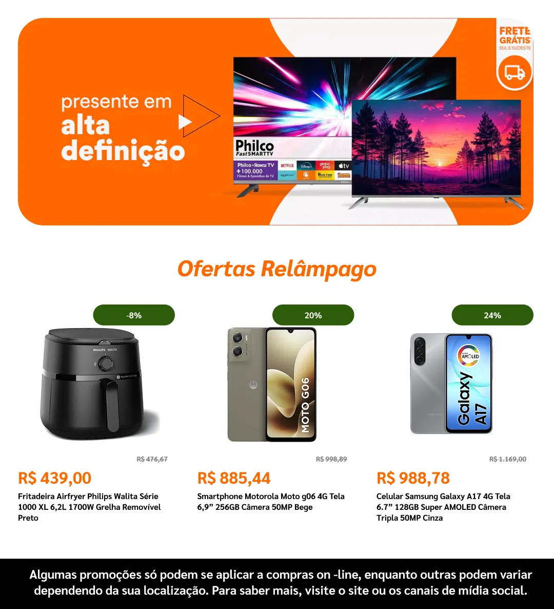 Encarte de Ponto Frio Ofertas 10 de junho até 29 de junho 2026 - Pagina 10