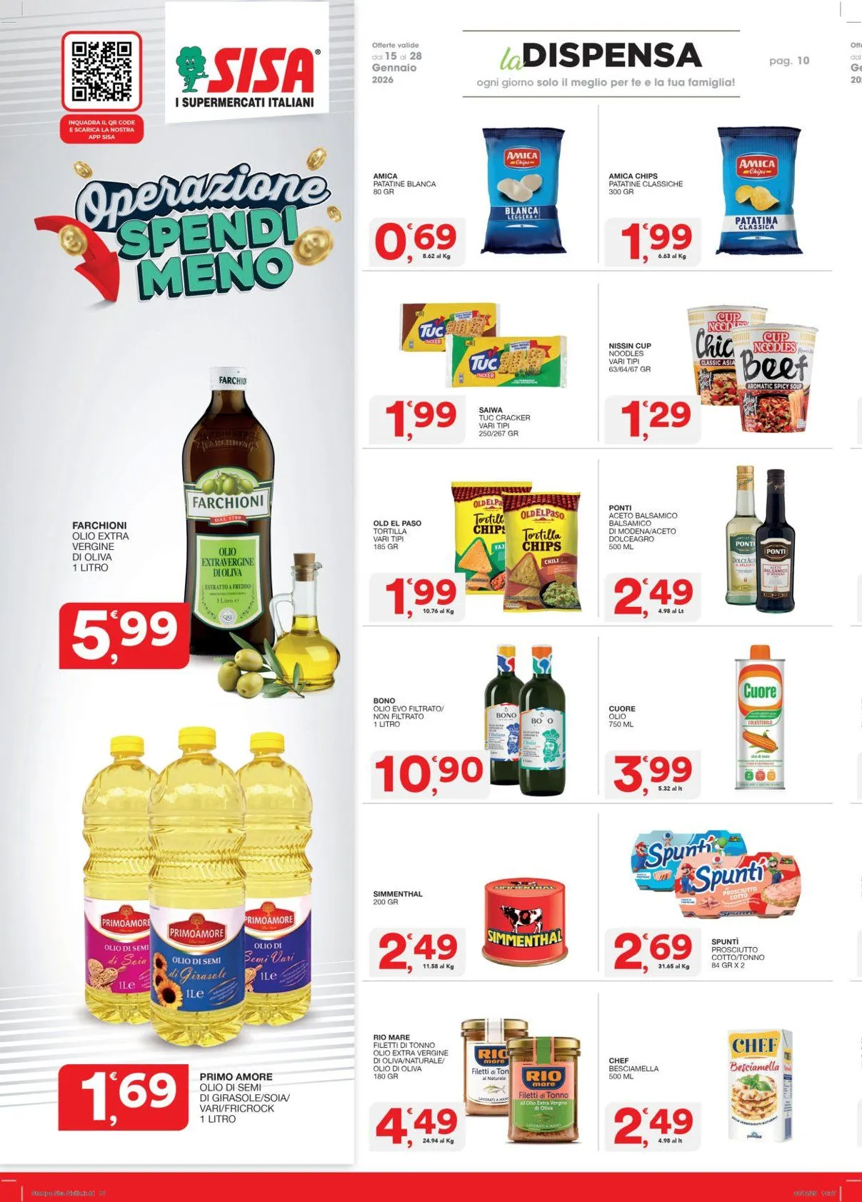 Volantini Sisa da 15 gennaio a 26 gennaio di 2026 - Pagina del volantino 10
