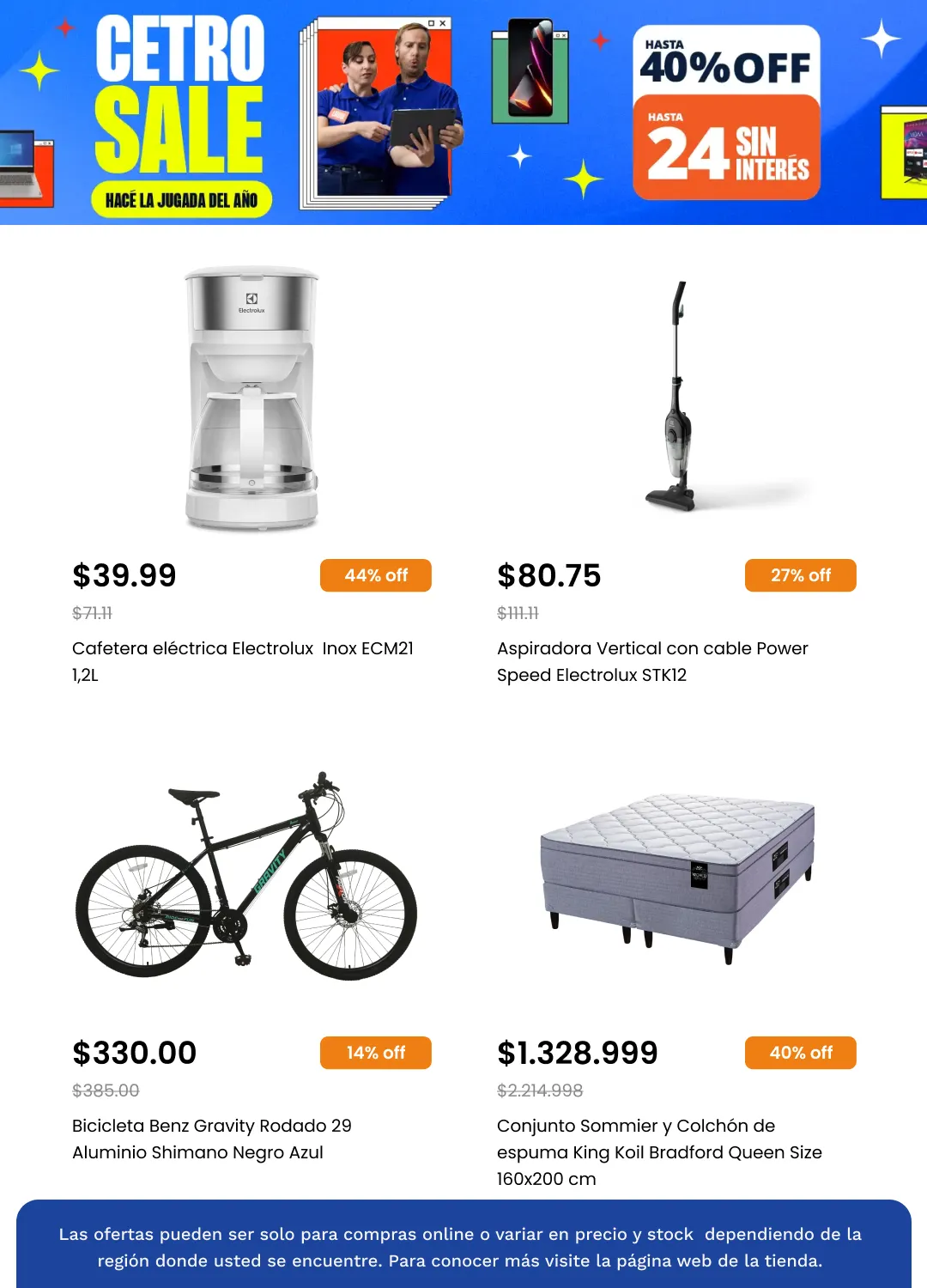 Ofertas de Cetrogar Ofertas 22 de junio al 11 de julio 2026 - Página 10 del catálogo