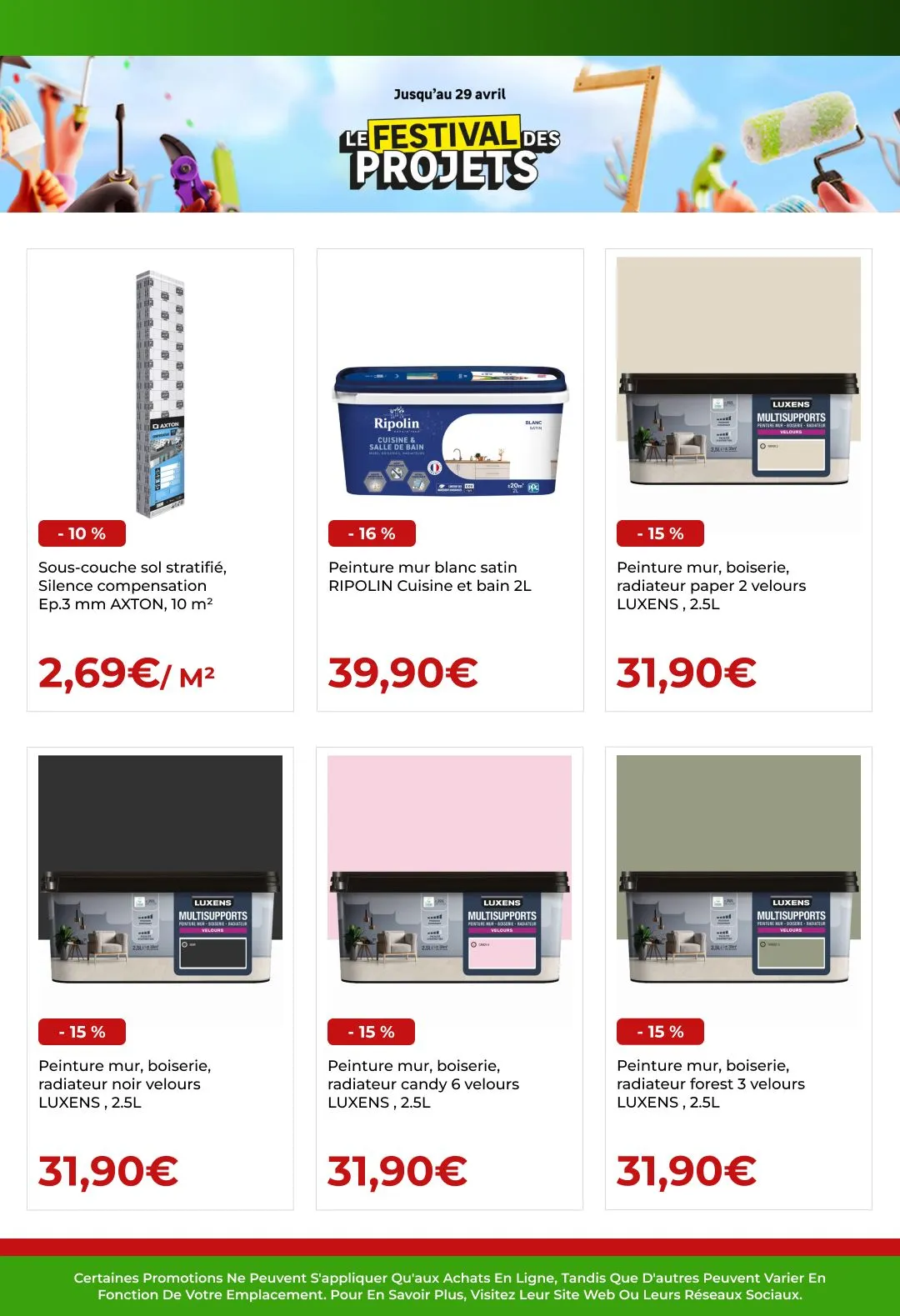 Leroy Merlin Offres et réductions du 10 avril au 24 avril 2025 - Catalogue page 9