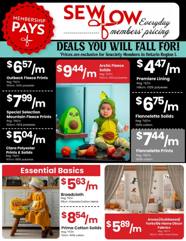Fabricland Sales from October 1 to October 31 2025 - flyer page 9