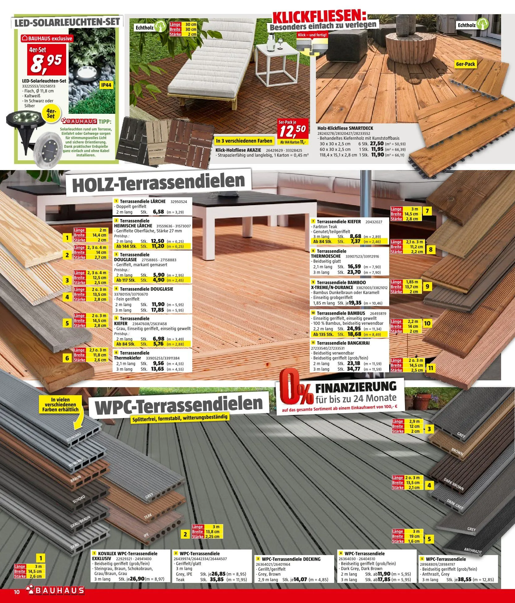 Bauhaus Deals von 30. Juni bis 14. Juli 2026 - Flugblätt seite 10