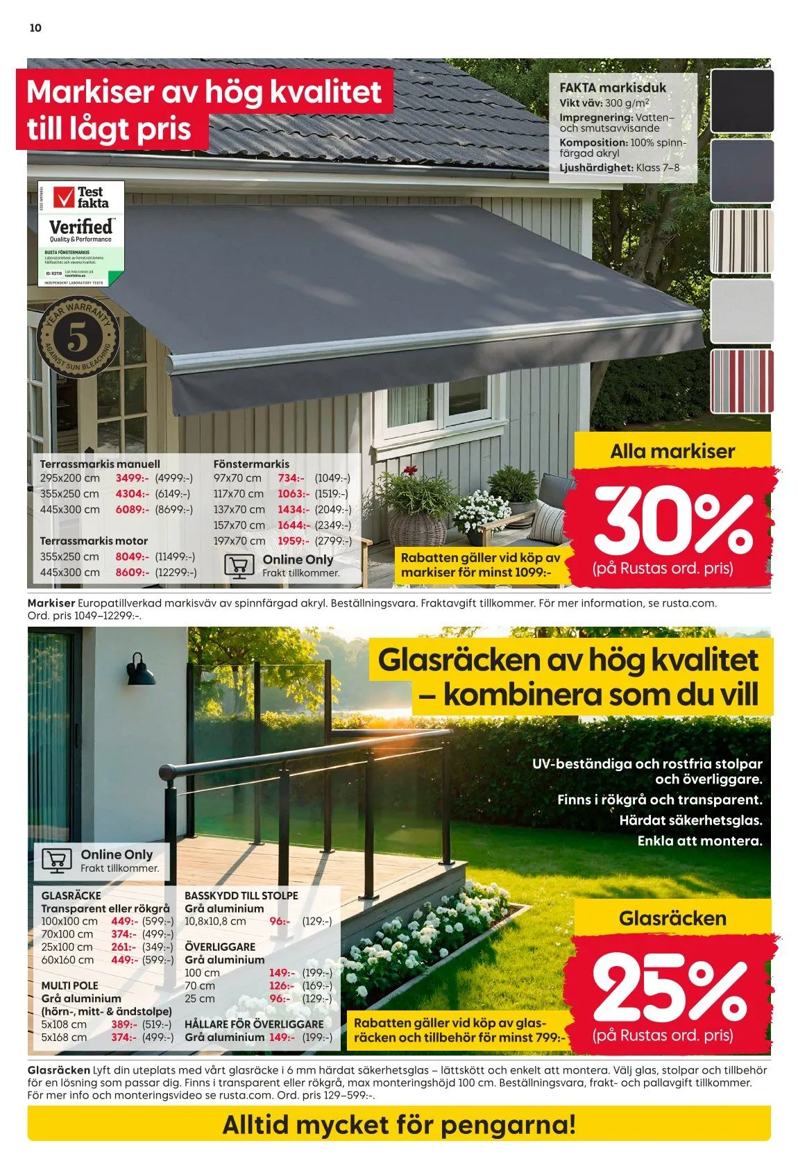 Senaste Rusta erbjudanden från 18 maj till 24 maj 2026 - Reklamblad sidor 10
