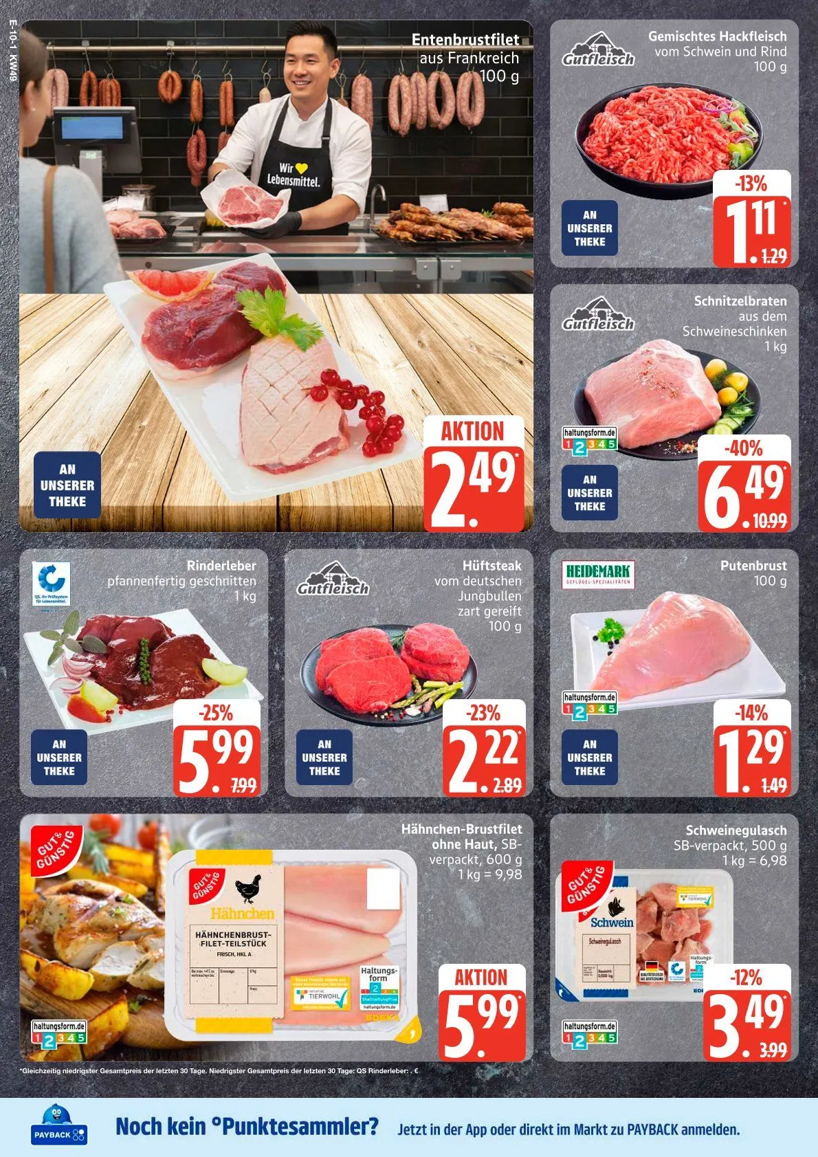 Edeka Angebote von 1. Dezember bis 6. Dezember 2025 - Prospekt seite 10