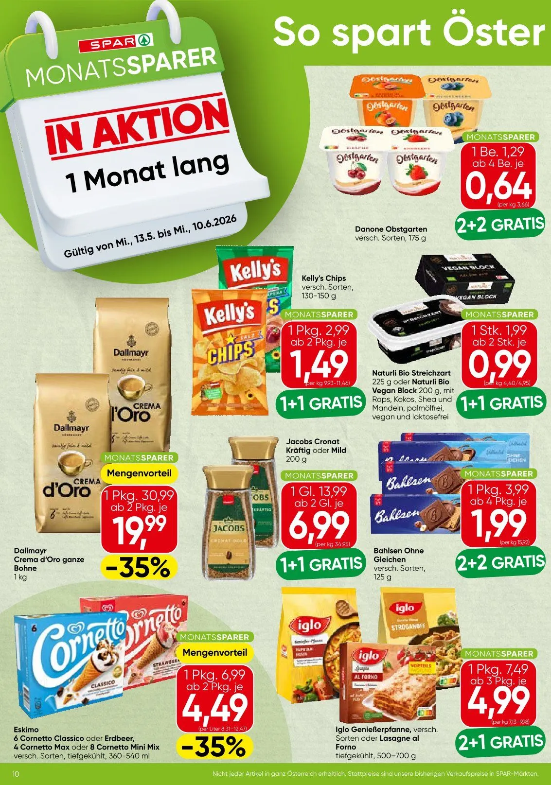 SPAR Prospekte  von 13. Mai bis 20. Mai 2026 - Flugblätt seite  10