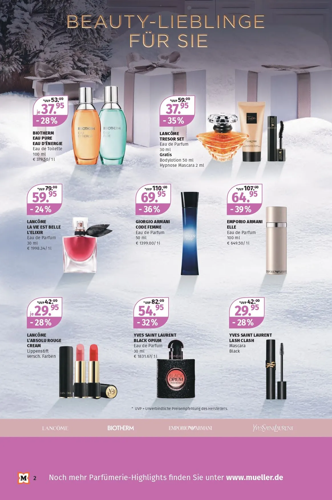 Müller Angebote von 1. Dezember bis 31. Dezember 2025 - Prospekt seite 10