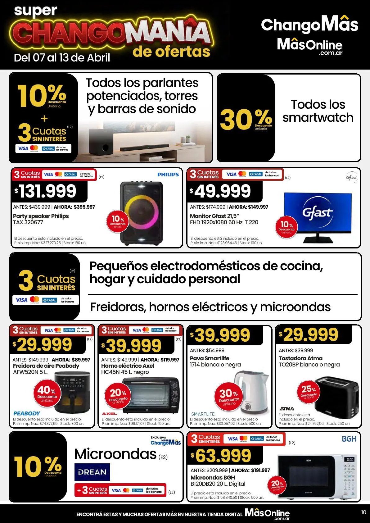 Ofertas de Changomas  Ofertas 7 de abril al 13 de abril 2026 - Página 10 del catálogo