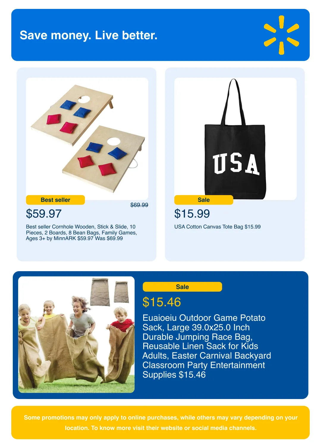 Weekly promotion Walmart Sales spanning from May 22 to June 10 2026 - Page 10 for Catalogue 365