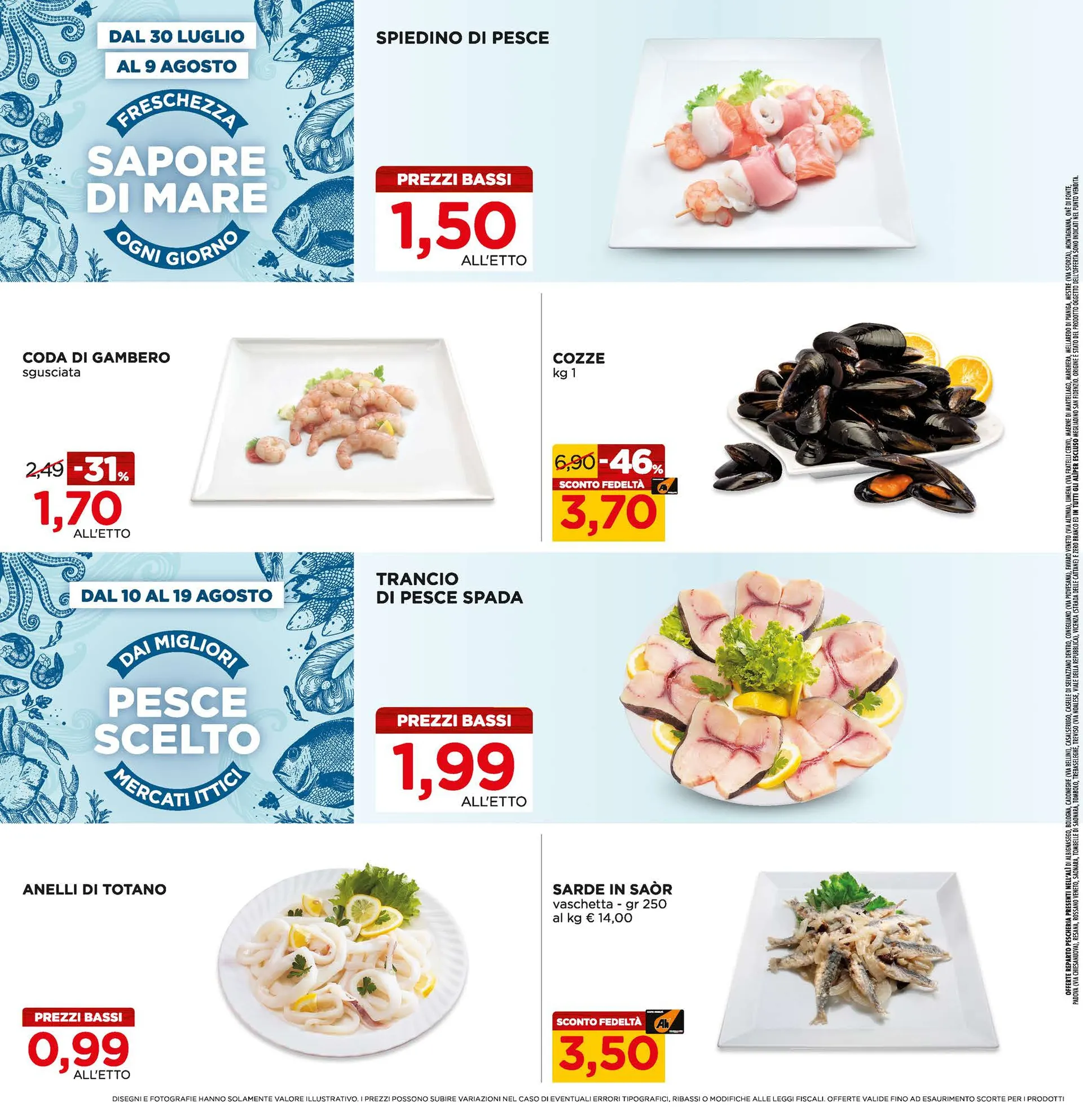 Volantini Alì Supermercati da 30 luglio a 19 agosto di 2026 - Pagina del volantino 10