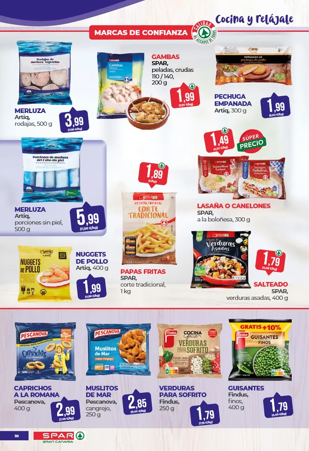 Catálogo de SPAR Gran Canaria Ofertas 26 de junio al 9 de julio 2026 - Página 10