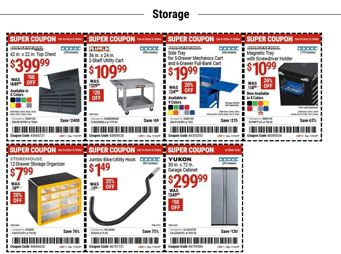 Weekly ad Harbor Freight Sales from October 28 to November 9 2025 - Page 10