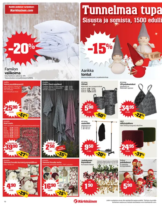 Kärkkäinen  Angebote voimassa alkaen 3. joulukuuta - 16. joulukuuta 2025 - Tarjouslehti sivu 10