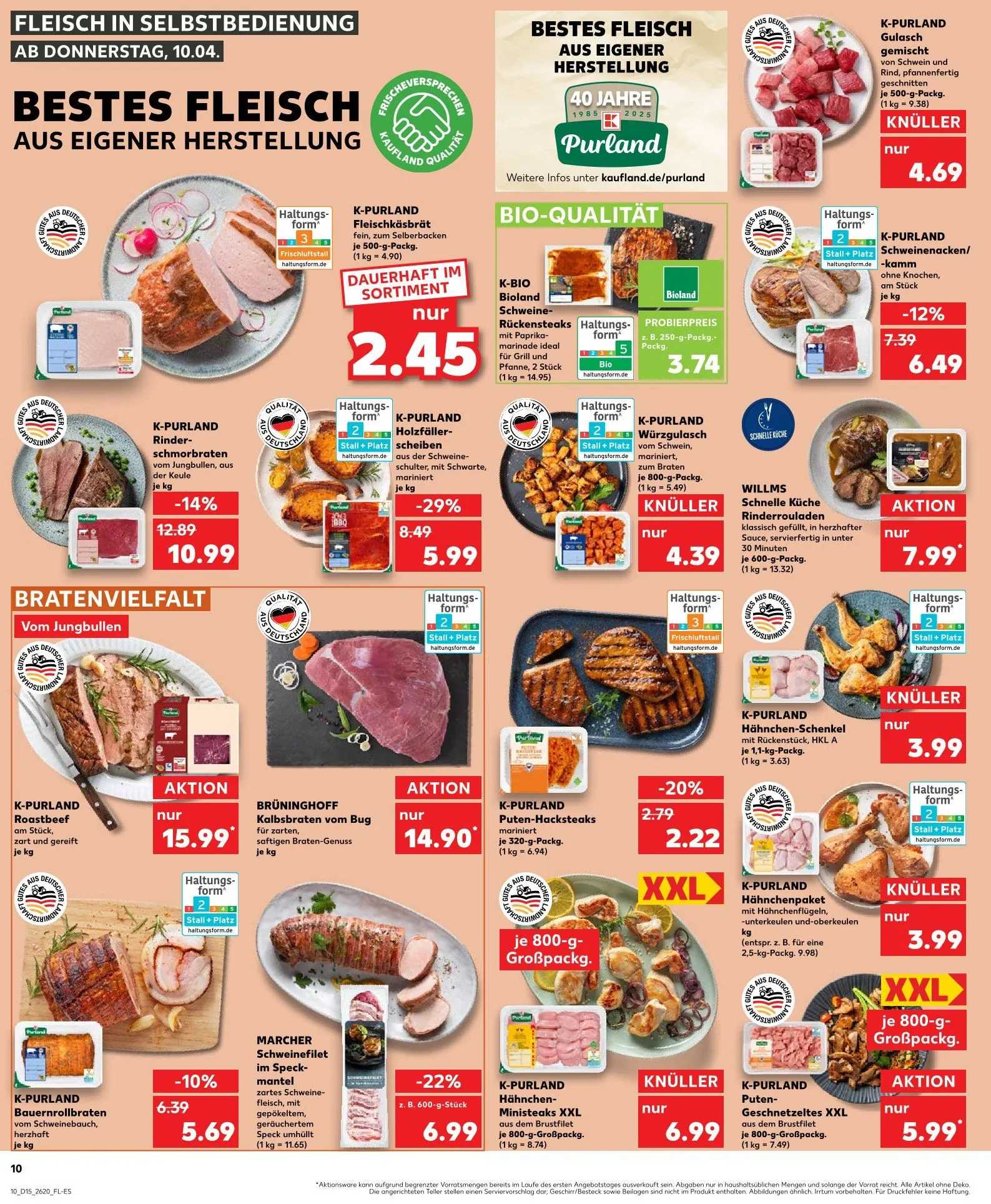 Kaufland Prospekt von 10. April bis 16. April 2025 - Prospekt seite 10