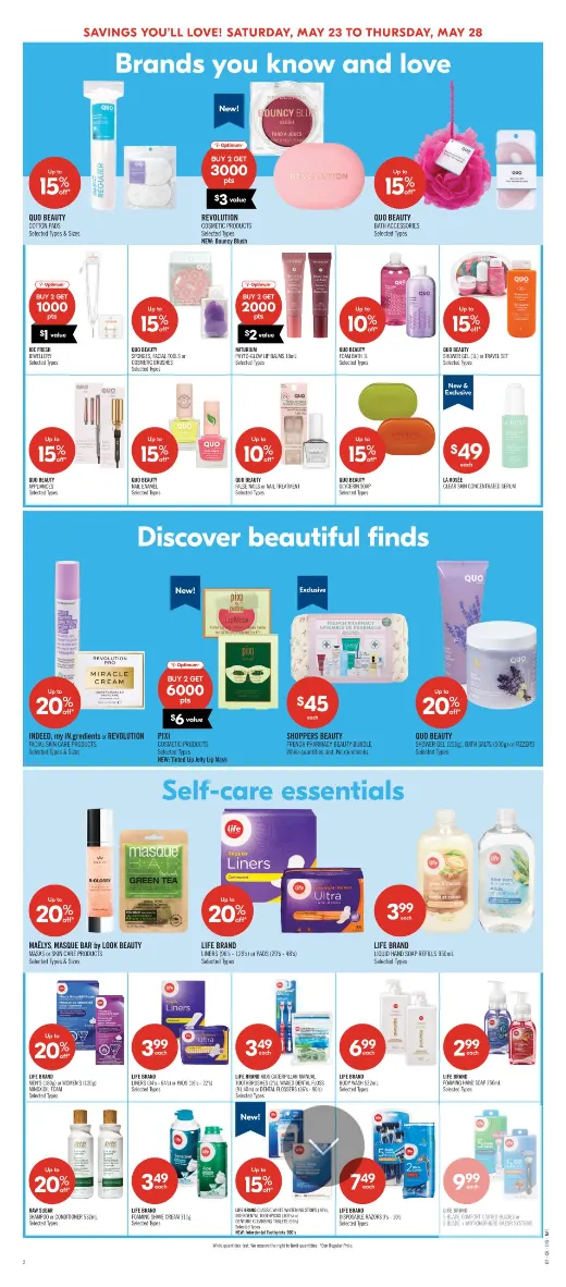 Shoppers Drug Mart Sales from May 23 to May 28 2026 - flyer page 10