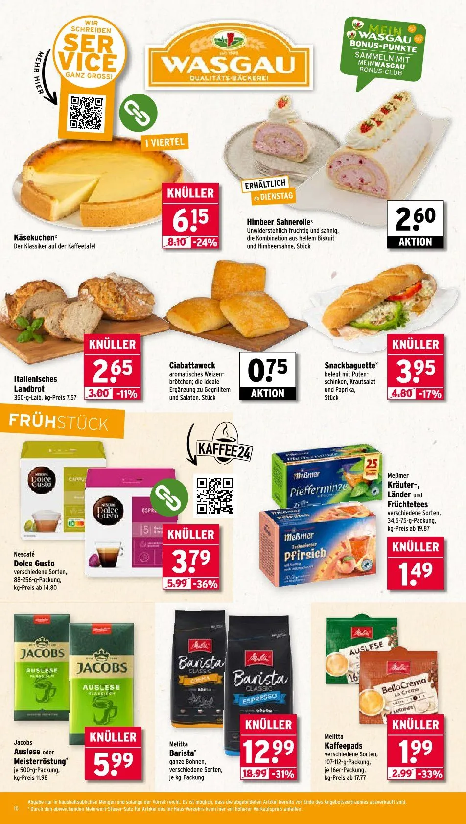 Wasgau Prospekte von 11. August bis 16. August 2025 - Prospekt seite 10