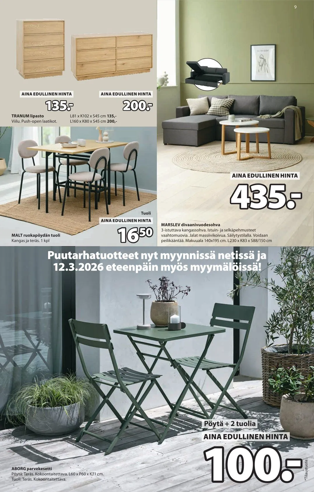 Tarjoukset JYSK voimassa alkaen 12. maaliskuuta - 8. huhtikuuta 2026 - Tarjouslehti sivu 10