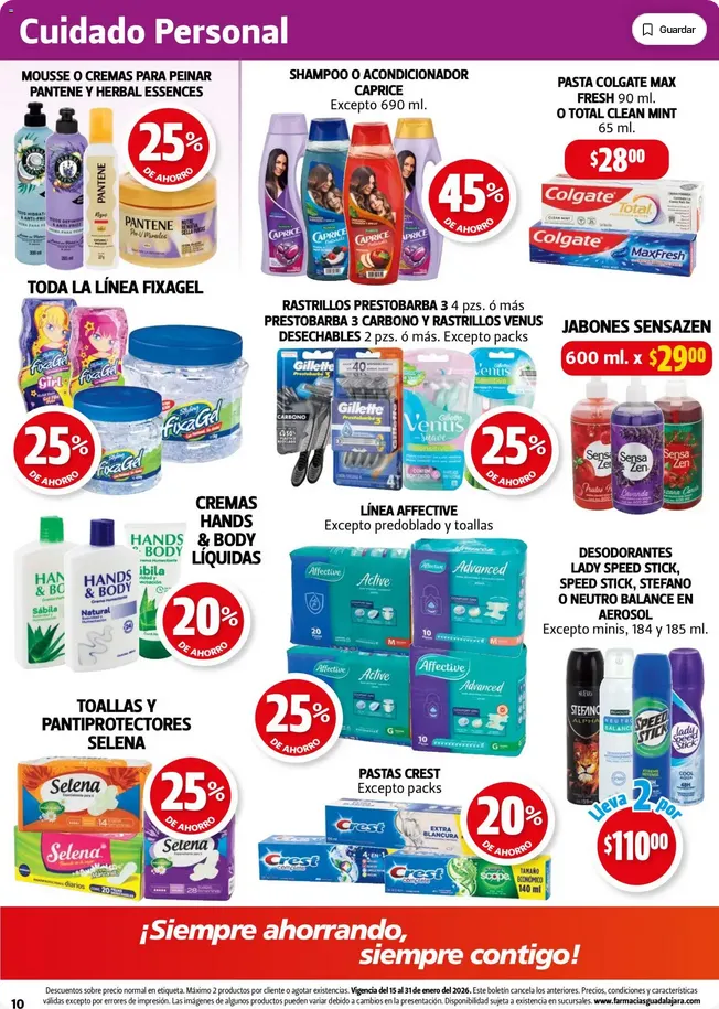 Catálogo de Farmacia Guadalajara  catálogo 15 de enero al 31 de enero 2026 - Pagina 10