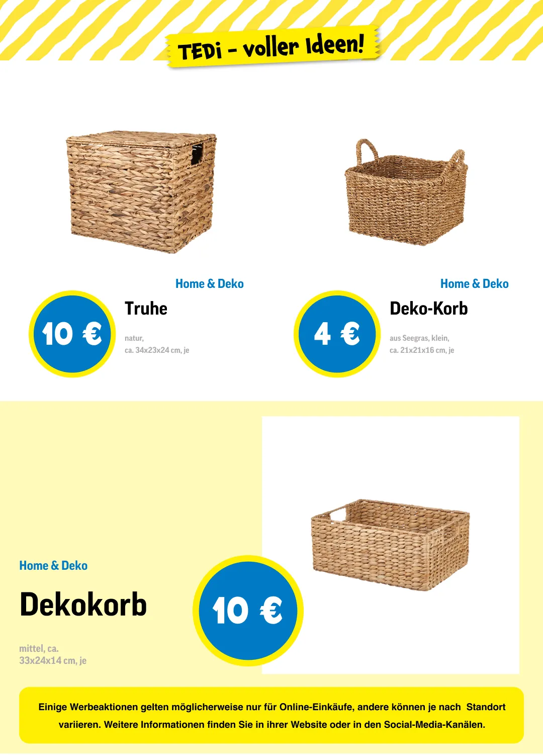 Tedi Anhebote von 8. Mai bis 22. Mai 2026 - Prospekt seite 10