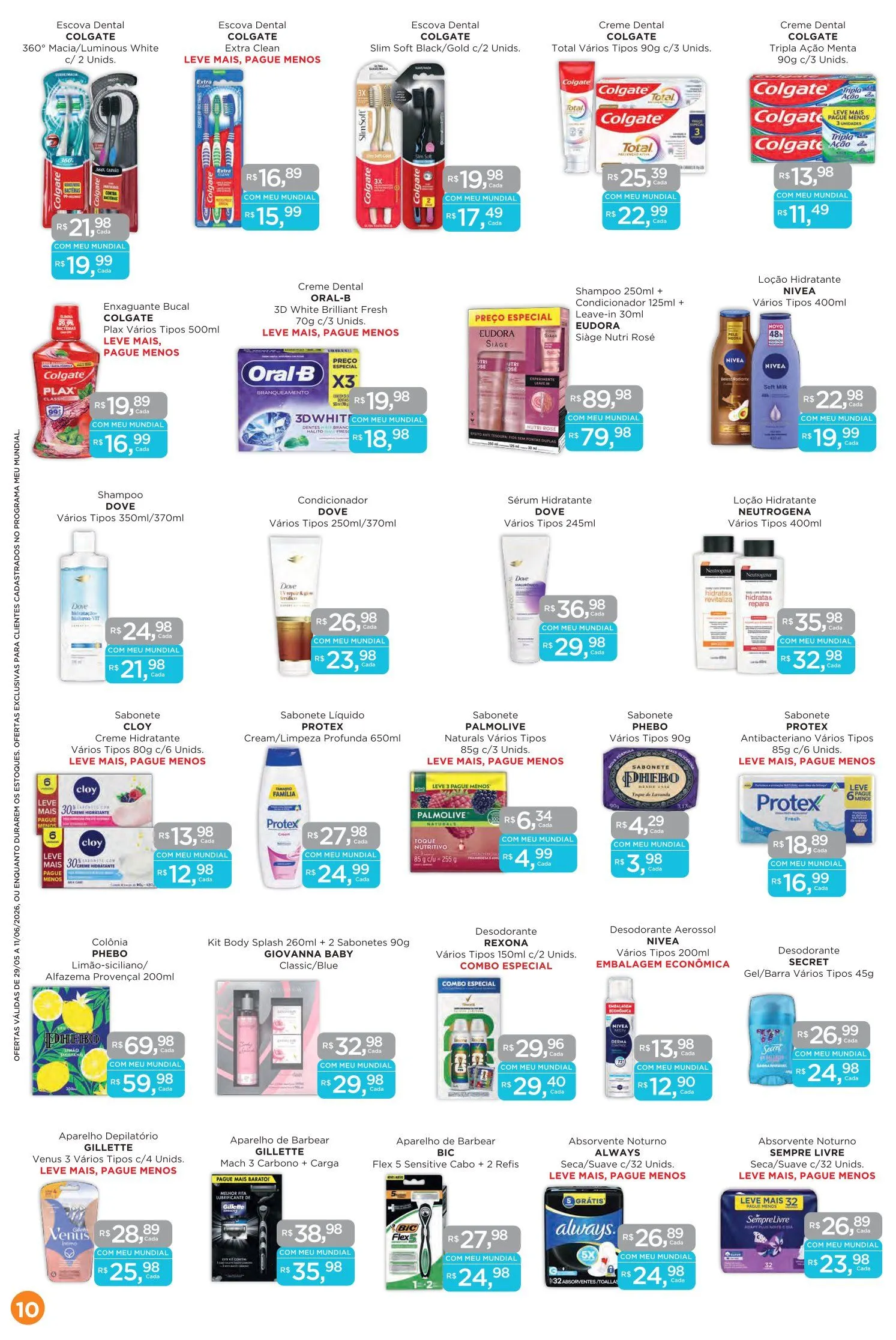 Encarte de Folhetos Supermercados Mundial 29 de maio até 11 de junho 2026 - Pagina 10