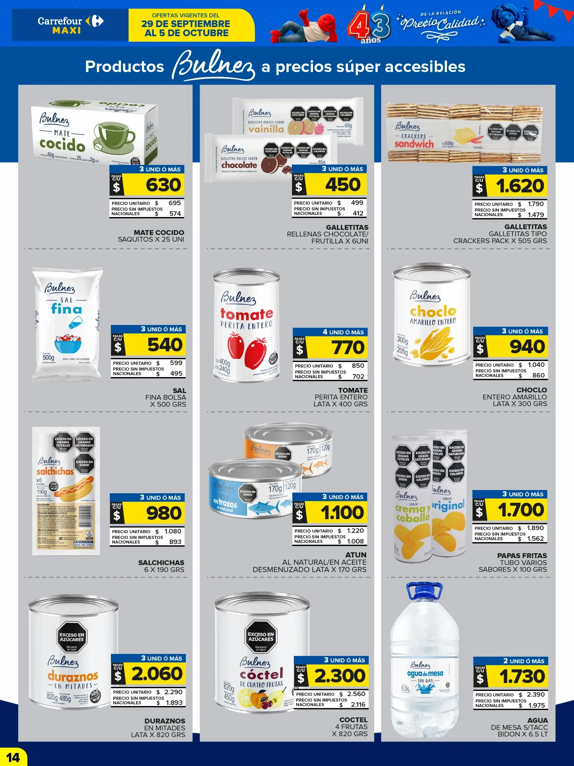 Ofertas de Carrefour Maxi Ofertas 29 de septiembre al 6 de octubre 2025 - Página 6 del catálogo