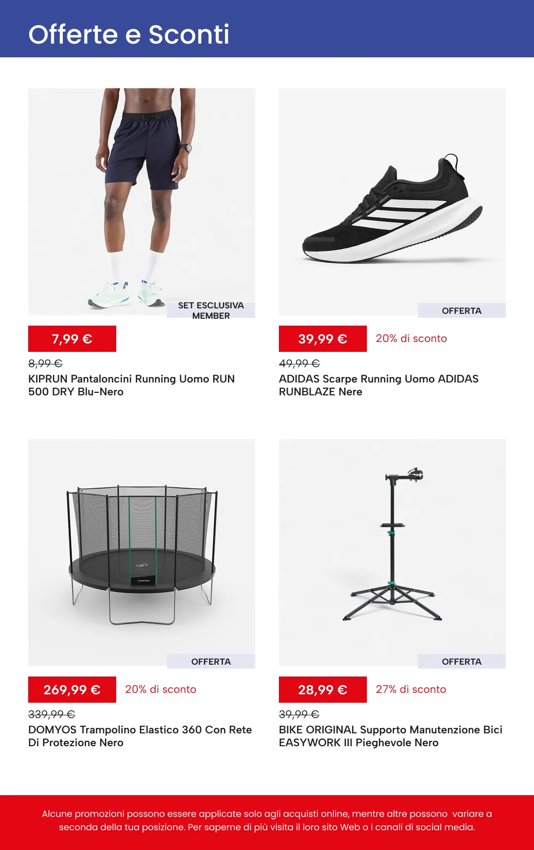 Decathlon Volantino da 17 aprile a 30 aprile di 2026 - Pagina del volantino 10