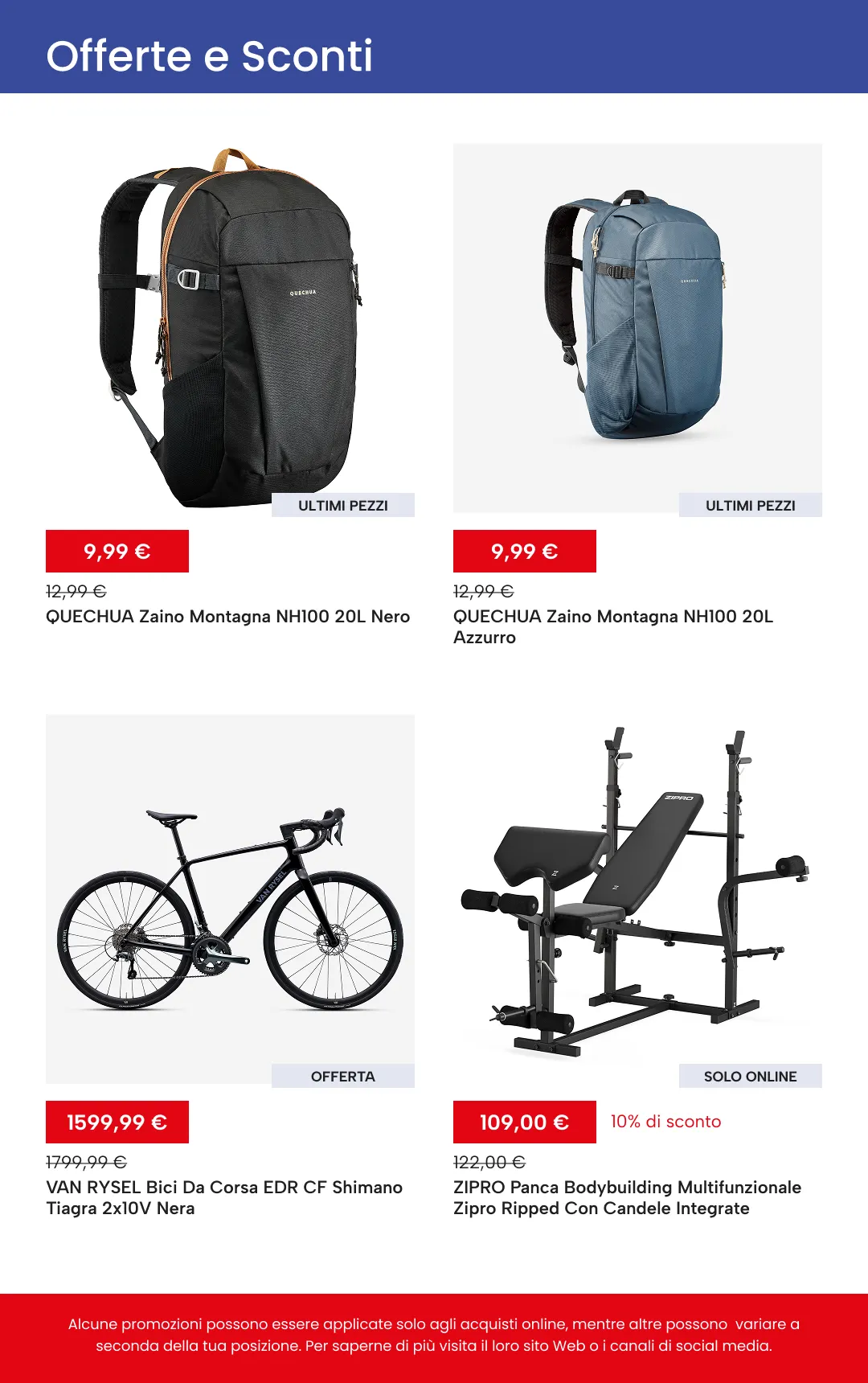 Decathlon Volantino da 18 maggio a 1 giugno di 2026 - Pagina del volantino 11