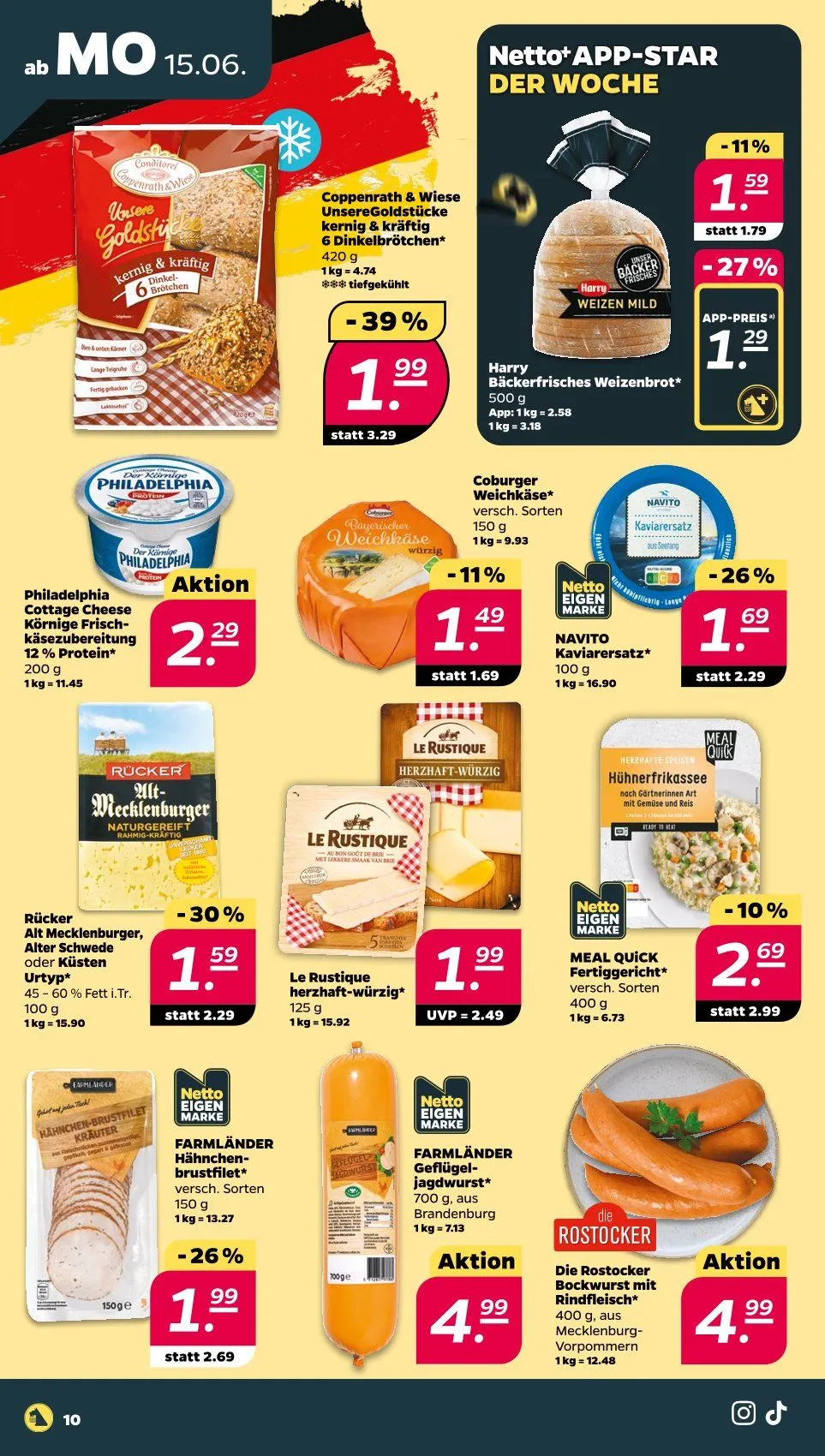  Netto Prospekte  von 15. Juni bis 20. Juni 2026 - Prospekt seite 10