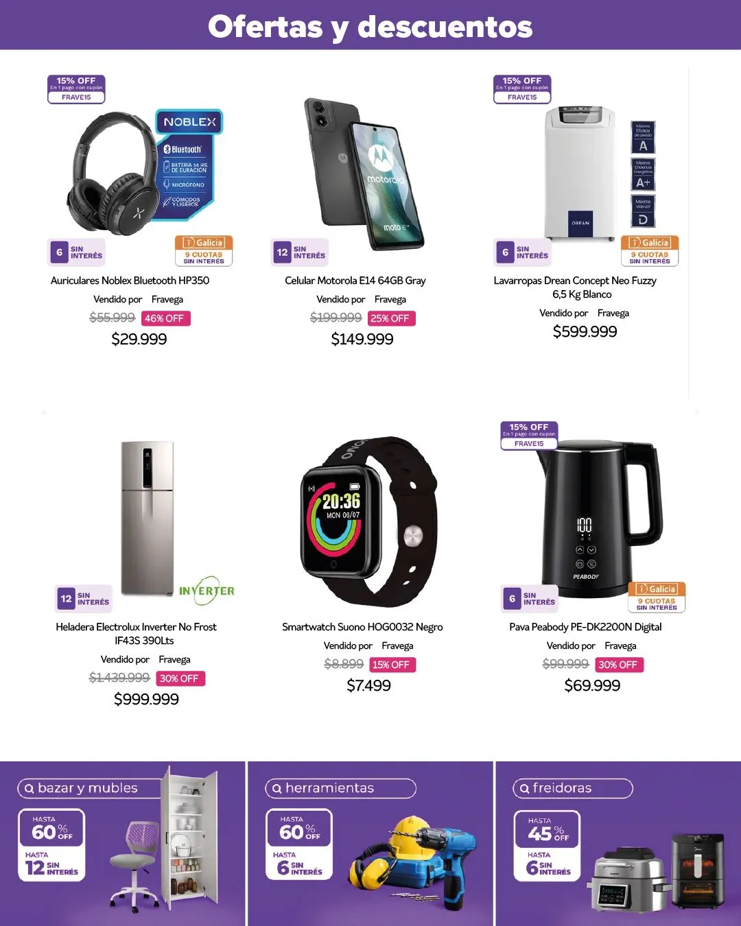 Ofertas de Fravega Ofertas semanales 27 de marzo al 17 de abril 2025 - Página 12 del catálogo