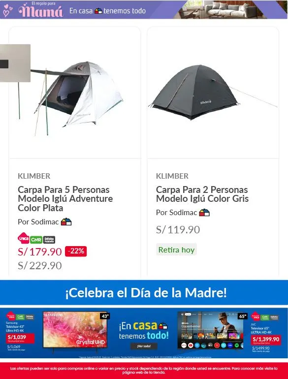 Catalogo de Sodimac Día de la Madre 30 de abril al 14 de mayo 2025 - Pag 3