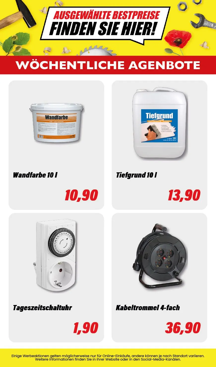 B1 Discount Baumarkt Prospekte von 25. April bis 9. Mai 2025 - Prospekt seite 3