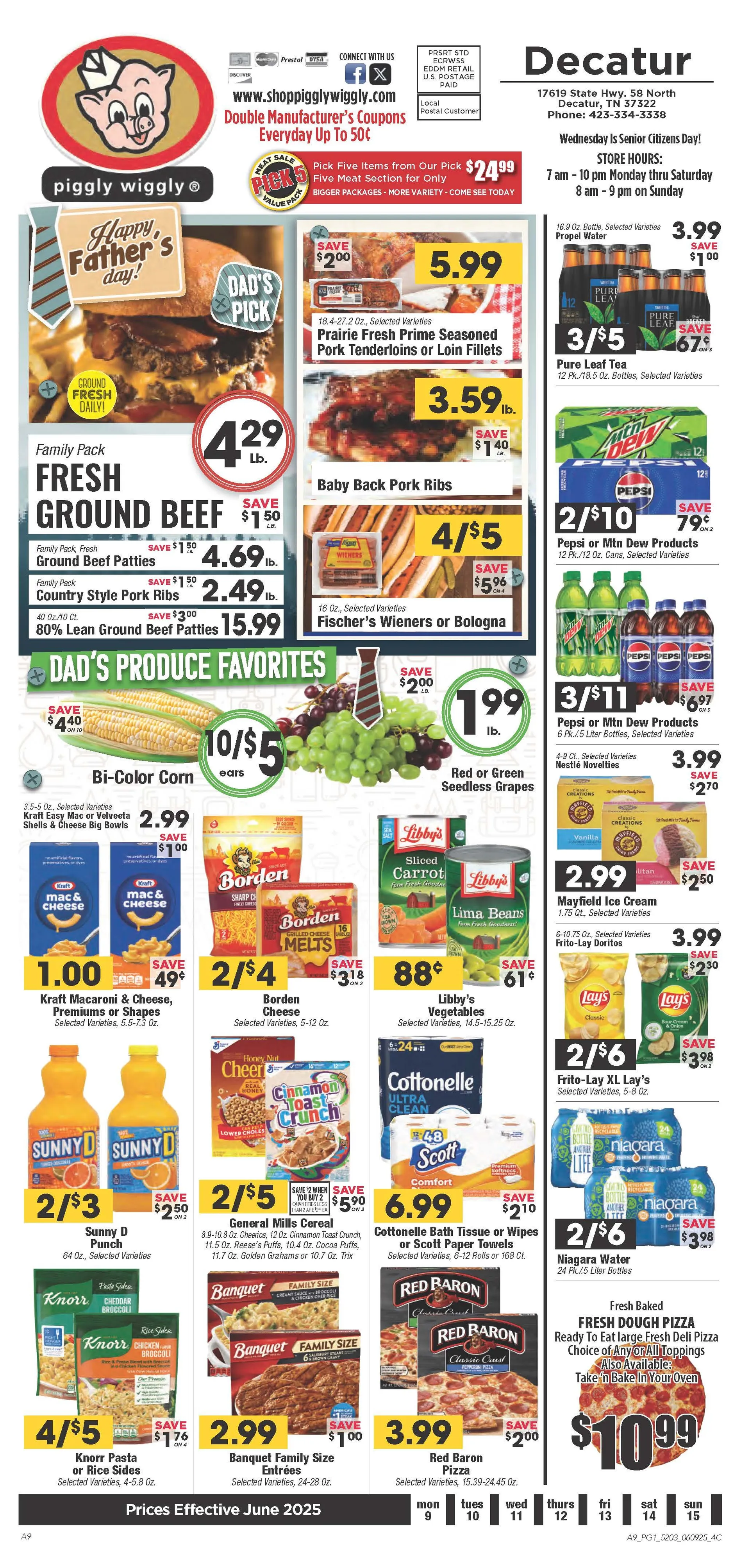 Weekly ad Piggly Wiggly weekly ads from June 9 to June 15 2025 - Page 1