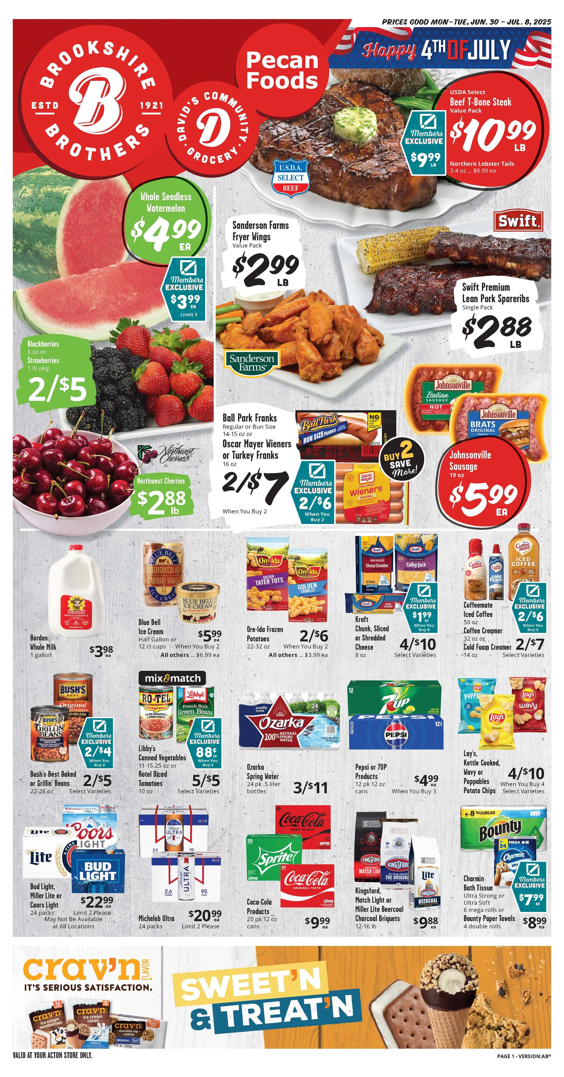 Weekly ad Brookshire Brothers Weekly Ad from July 3 to July 8 2025 - Page 3
