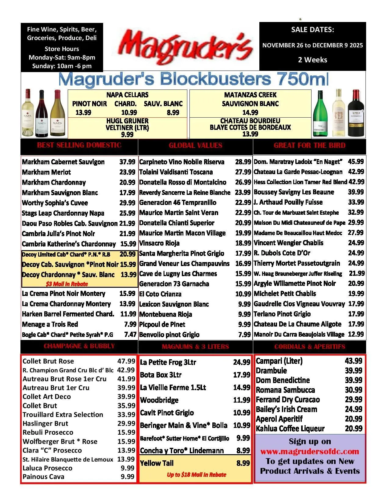 Weekly ad Magruder's Sales from November 26 to December 9 2025 - Page