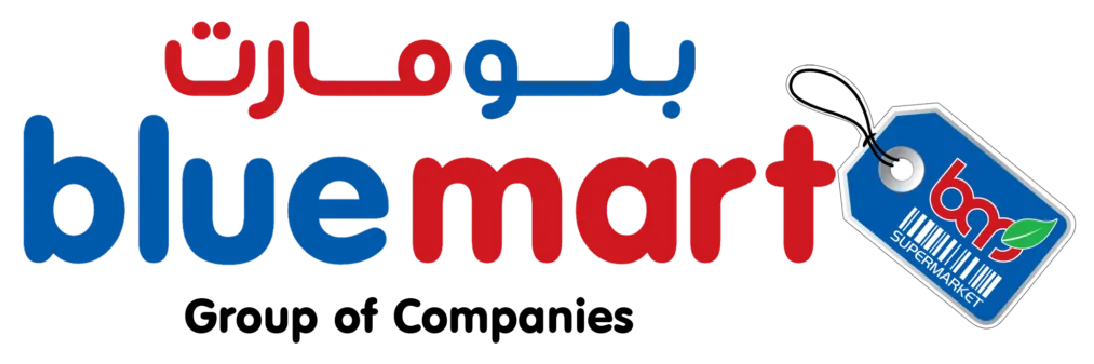 Bluemart logo. Current weekly ad