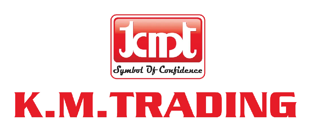 KM Trading logo. Current weekly ad